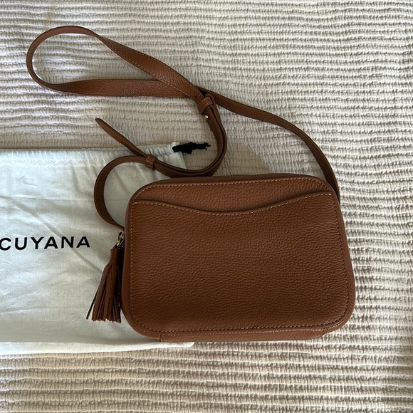 Cuyana Bags Cuyana Brown Genuine Leather Crossbody Poshmark